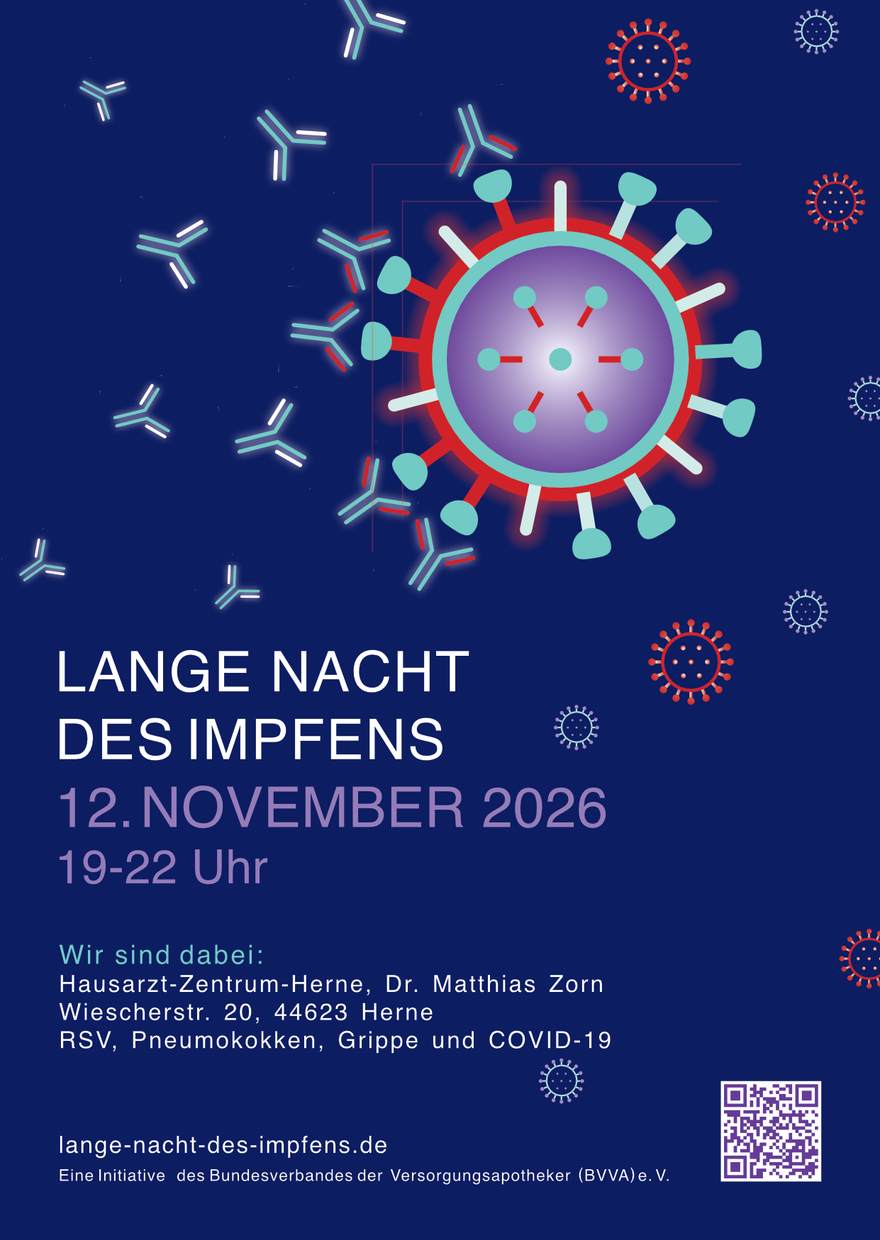 Flyer der Langen Nacht des Impfens
