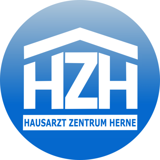 Unser Logo mit Schriftzug Hausarzt Zentrum Herne.